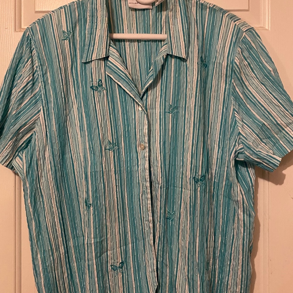 Alfred Dunner button down blouse